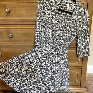 Xhilaration Aztec black & white dress XS